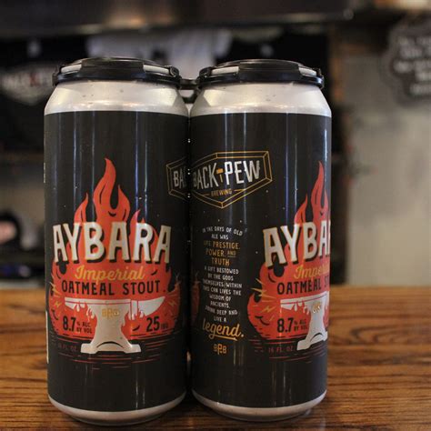 Fit for firepits: Back Pew Brewing’s Aybara Imperial Stout - Houston ...
