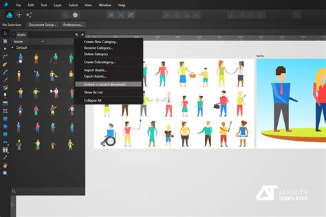 Image result for Create Assets Affinity Designer