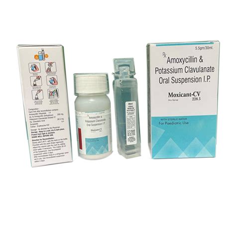 MOXICANT-CV 228.5 Dry Syrup Medicant Life Sciences Pvt. Ltd.