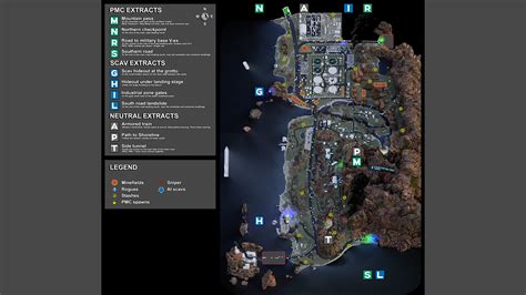 The Tarkov Handbook | Lighthouse Map