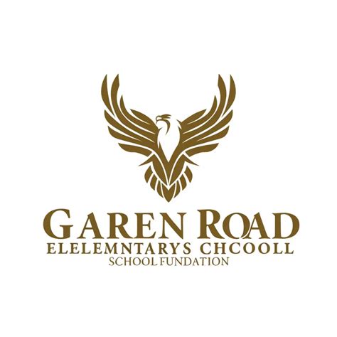 LOGO Design For Garden Road Elementary School Foundation Majestic Eagle ...