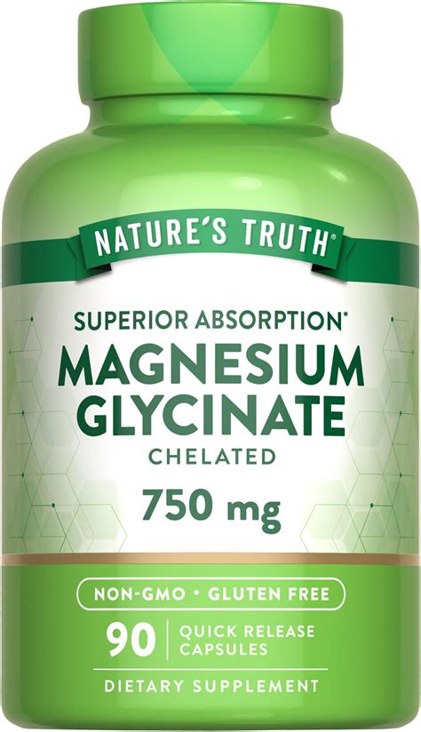 Amazon.com: Nature's Truth Magnesium Glycinate Powder | 6 oz | Lemon ...