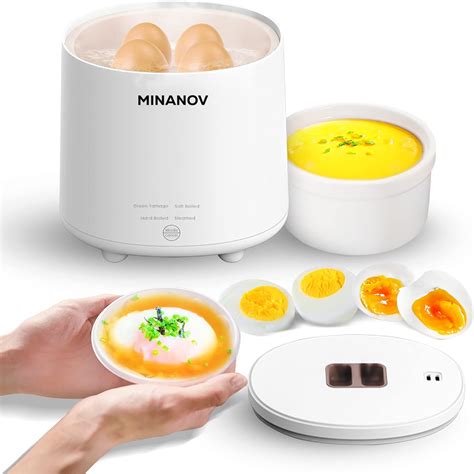 Amazon.com: MINANOV Electric Egg Cooker - Smart Egg Cooker for Hard ...