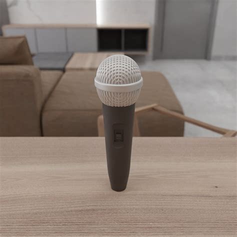 3D Microphone Stl Decor With 3D Print Stl Files and Gift for Singer ...