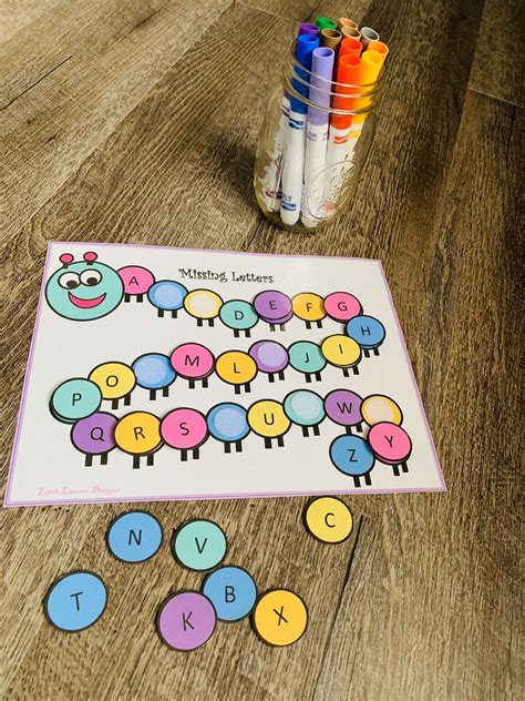 Kindergarten Alphabet Matching Game, Letter Recognition Game ...