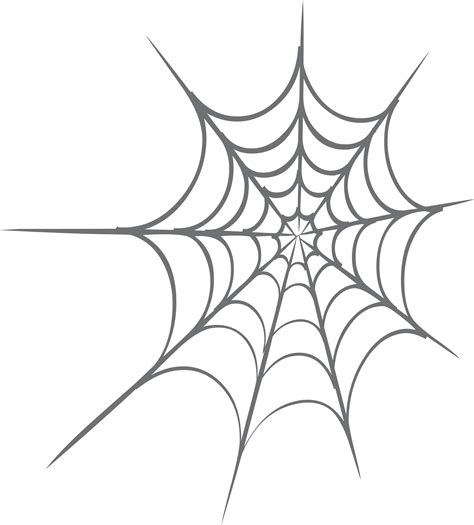 Spider web Web design Clip art - Simple black spider web png download ...