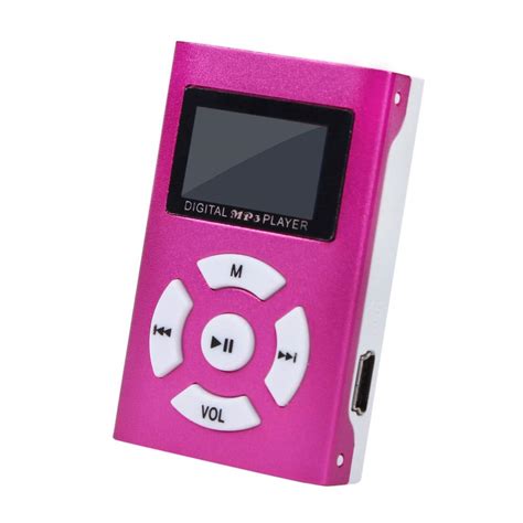 Lilyzee USB Mini MP3 Player LCD Screen Support 32GB Micro SD TF Card ...