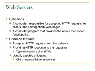Image result for Web Server Definition
