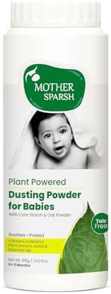 Buy Mother Sparsh Plant Powered Talc-Free Baby Powder -100g | With Corn ...