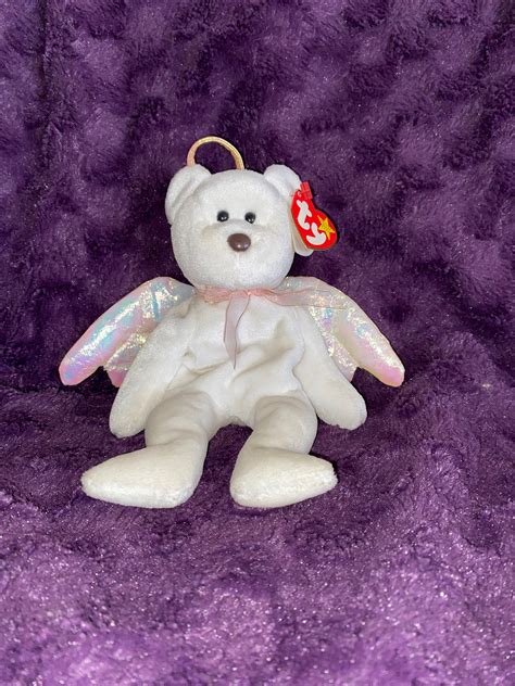 Halo Beanie Baby With Rare Brown Nose - Etsy