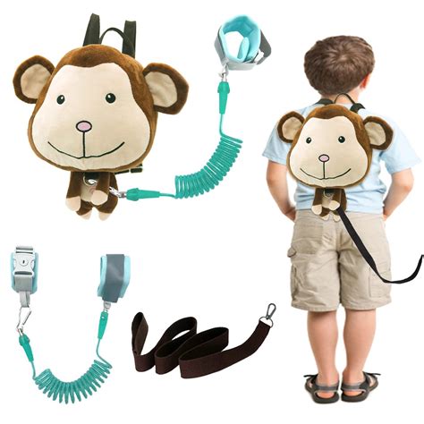 Amazon.com : 4 in 1 Backpack Leash for Toddlers with Anti Lost Wrist ...