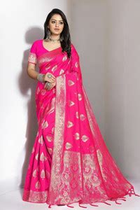 Pink Silk Sarees - Buy Pink Silk Sarees online at Best Prices in India ...