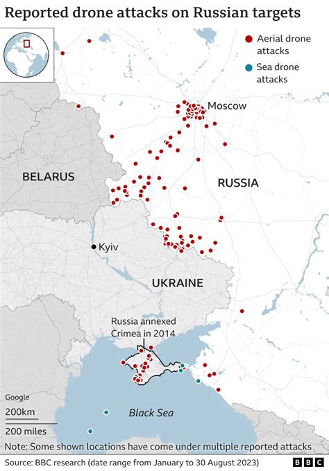 What do we know about drone attacks in Russia?