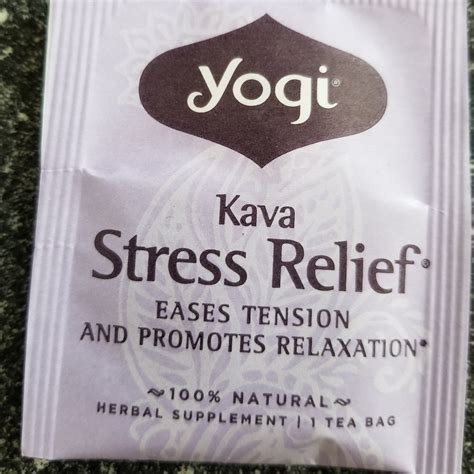 Kava Stress Relief from Yogi Tea Organic - Vegan Product Reviews ...