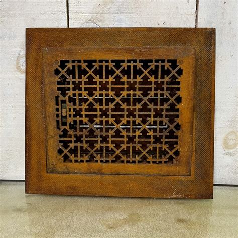 Antique Floor Grate - 16" x 18" - Historic House Salvage