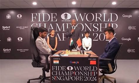 Gukesh draws with Liren in second game of World Championship