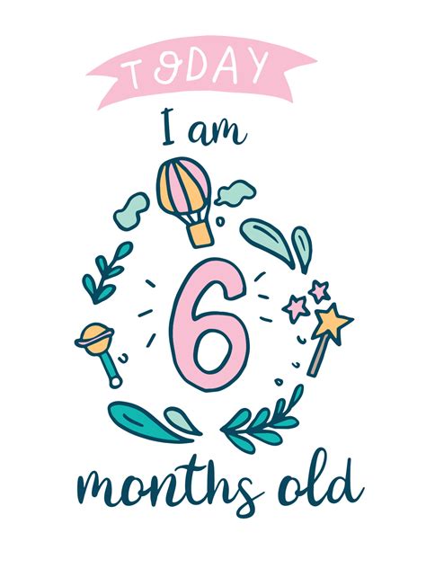 Vector template Baby Milestone cards. Concept in doodle hand drawn style. 14056905 Vector Art at ...