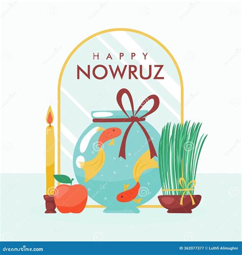 Vector Happy Nowruz Poster Template Stock Illustration - Illustration of poster, illustrations ...