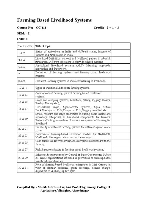 Integrated Farming Systems for Livelihood Improvement of Indian Farmers ...