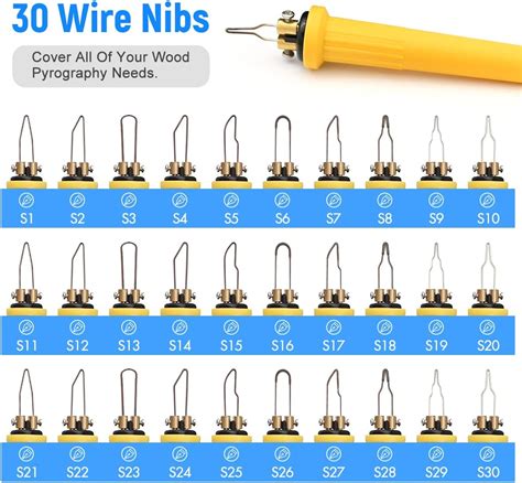 Buy Wood Burning Kit, Upgraded Wood Burning Tool with 30pcs Pyrography ...