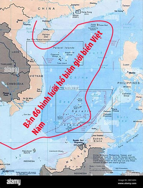 Vietnam War South China Sea Map