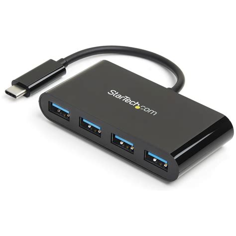 Startech .com USB C Hub4 Port USB C to USB-A (4x)Bus Powered USB HubUSB ...