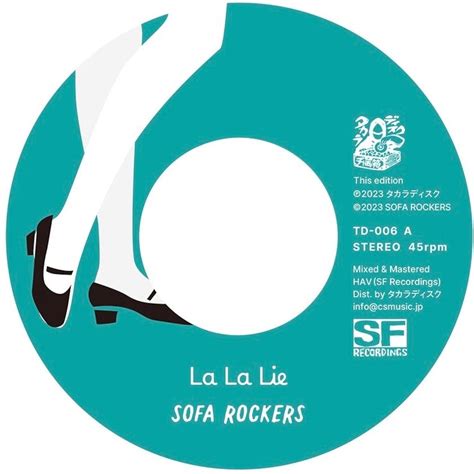 7" La La Lai / Case Of Insanity - Sofa Rockers ｜タカラディスク(Jp) TD-006 ...