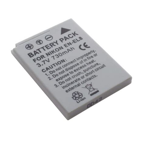 Buy DMK Power EN-EL8 Li-Ion Rechargeable 730mAh Battery for Nikon ...