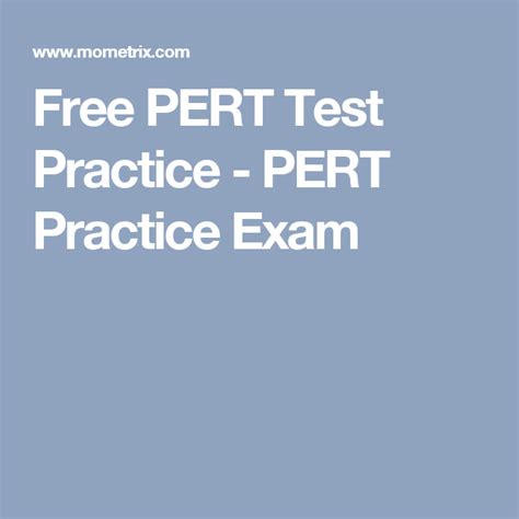 Image result for Pert Practice Questions