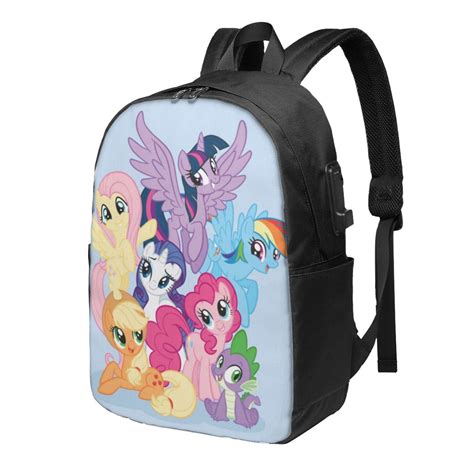 My Little Pony Backpacks 17 Inch Cartoon School Laptop Bag Bookbag with ...