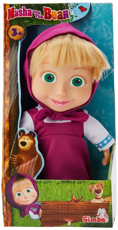 Buy Masha And The Bear Soft Bodied Doll 23Cm 3 - 6 Years Online at ...