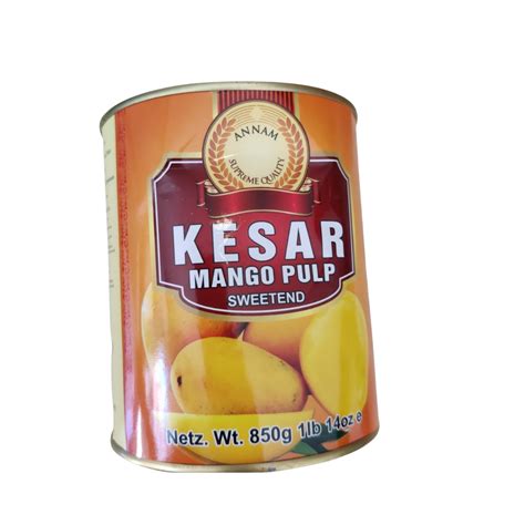 Annam kesar Mango Pulp 850g – Sangamitra Bit Grocery