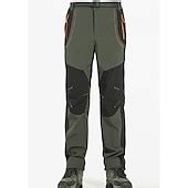 Men's Fleece Lined Pants Waterproof Hiking Pants Trousers Softshell ...