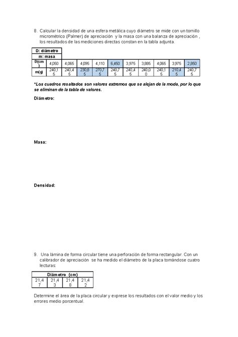 Física (Ultima parte) - Calcular la densidad de una esfera metálica ...