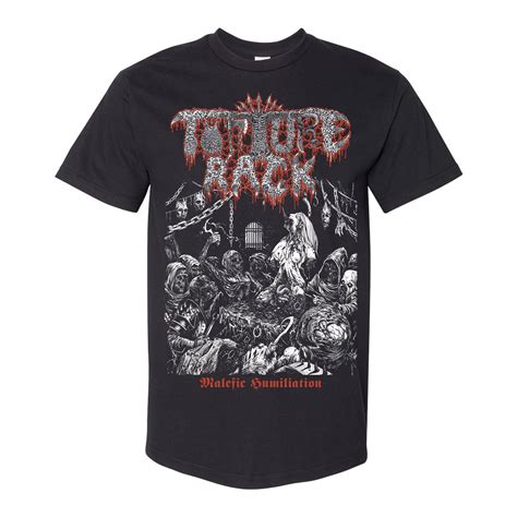 TORTURE RACK 'Malefic Humiliation' TEE — PYRE PRESS MERCH