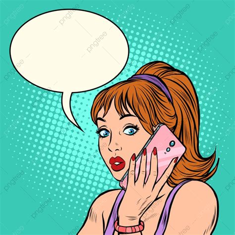 Mujer Seria Hablando Por Telefono PNG , Ilustración, Mujer, Mujer De ...