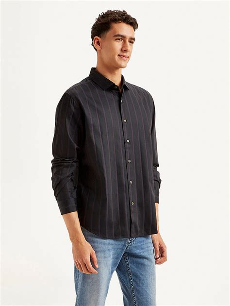Men's Redloop Striped Slim Fit Shirt – Levis India Store