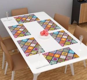 Creadcraft Rectangular Pack of 6 Table Placemat - Buy Creadcraft ...