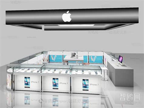 苹果体验店整套展示柜台定制-搜了网