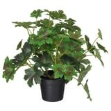 FEJKA artificial potted plant, in/outdoor Dusky cranesbill, 9 cm (3 ½ ...