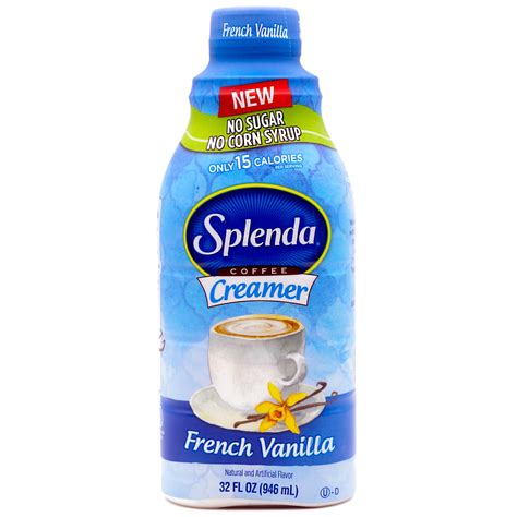 SPLENDA Sugar Free French Vanilla Coffee Creamer 32 Fl Oz - Low Calorie ...