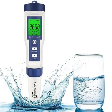 3NH® 5 in 1 PH Meter,PH/TDS/EC/Salinity/Temp Meter for Water, High ...