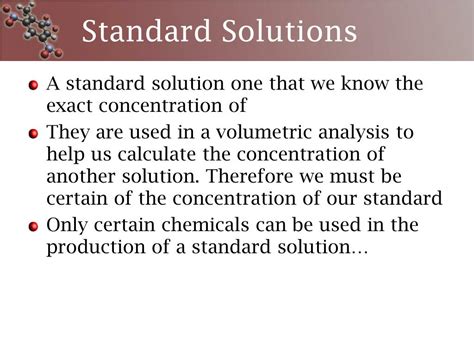 Image result for Standard Solution Examples
