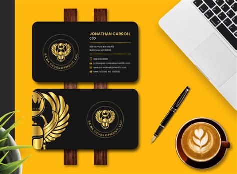 Business Card with QR Code Design 的图像结果