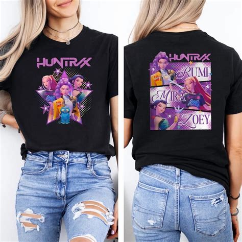 Kpop Demon Hunters Comfort Colors T-Shirt – Jinu Manga Tee, Huntrix PIN ...