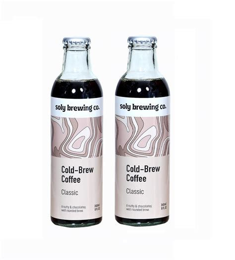 Soly Brewing Co.Classic Cold Brew Coffee 250ml each (Pack of 2 ...
