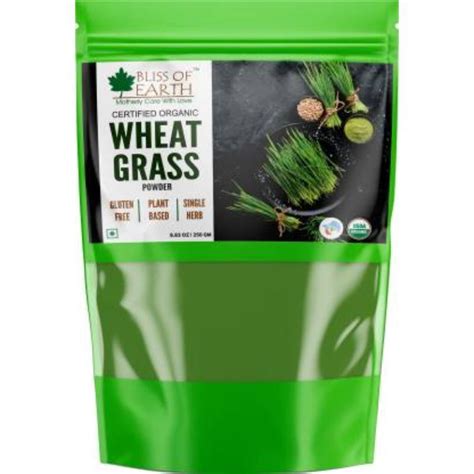 Buy Bliss Of Earth Organic Wheat Grass Powder Online