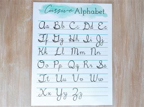 Cursive Script Poster 的图像结果