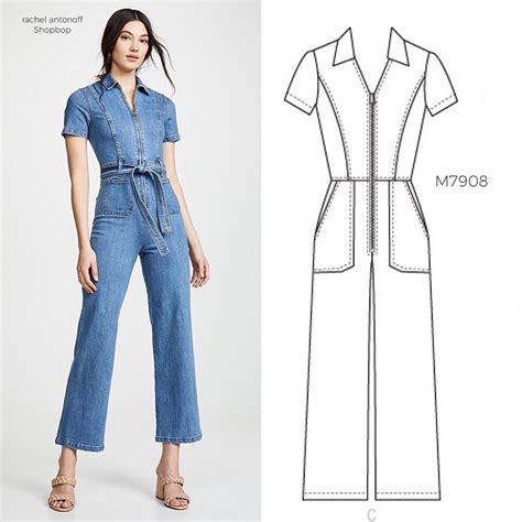 Jumpsuit Uniform Sewing Pattern at Cooper Mcguigan blog