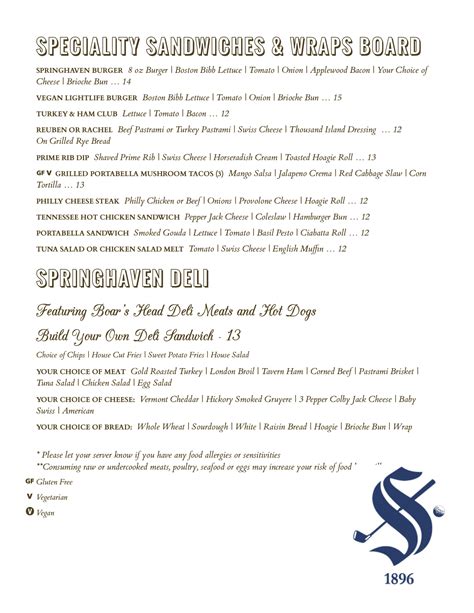 Dine - The Springhaven Club